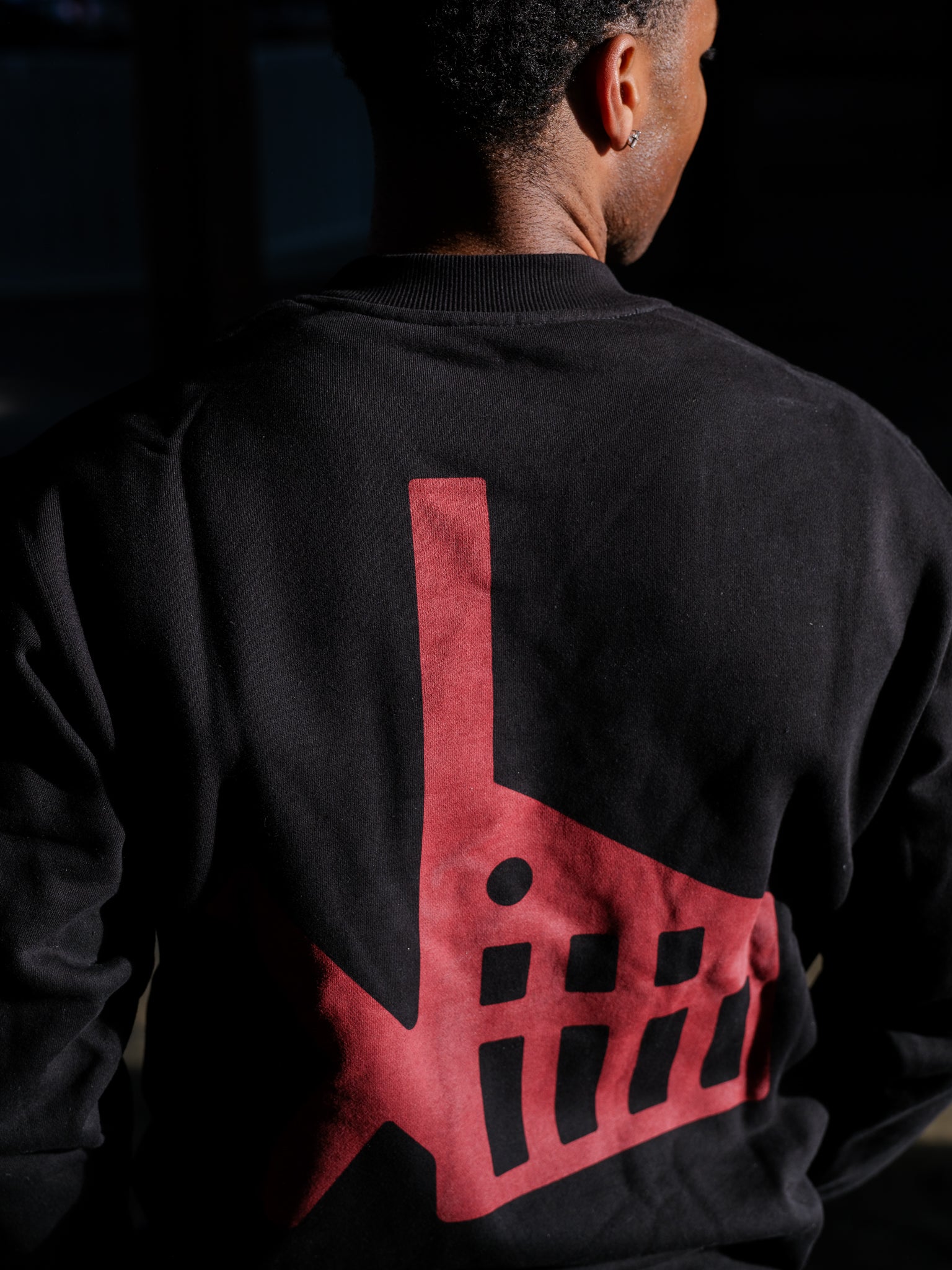 Heavy Crewneck Black Sweatshirt 2025