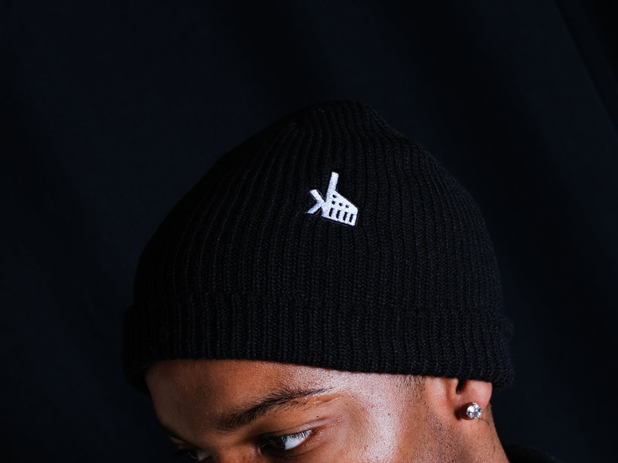 Black Cuffed Beanie 2025