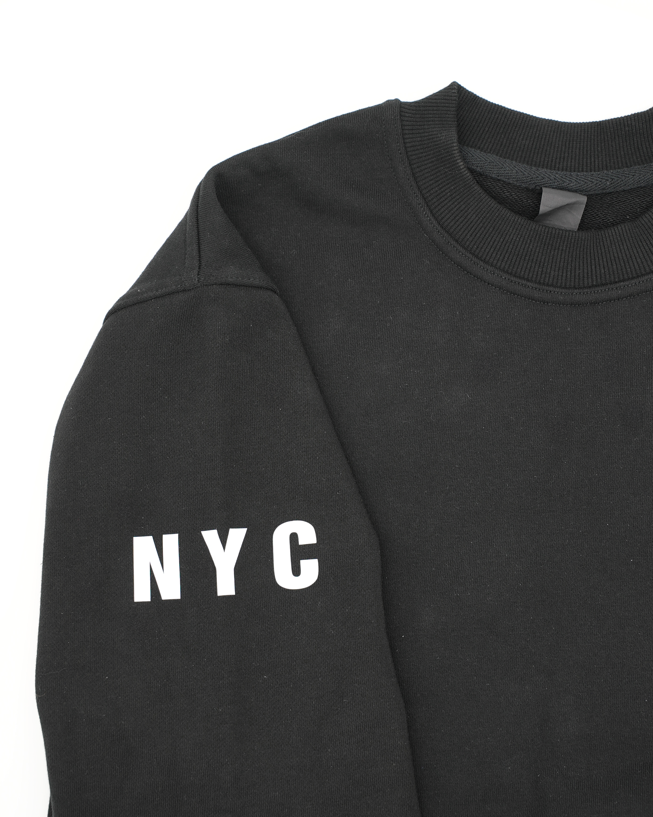 Heavy Crewneck Black Sweatshirt 2025